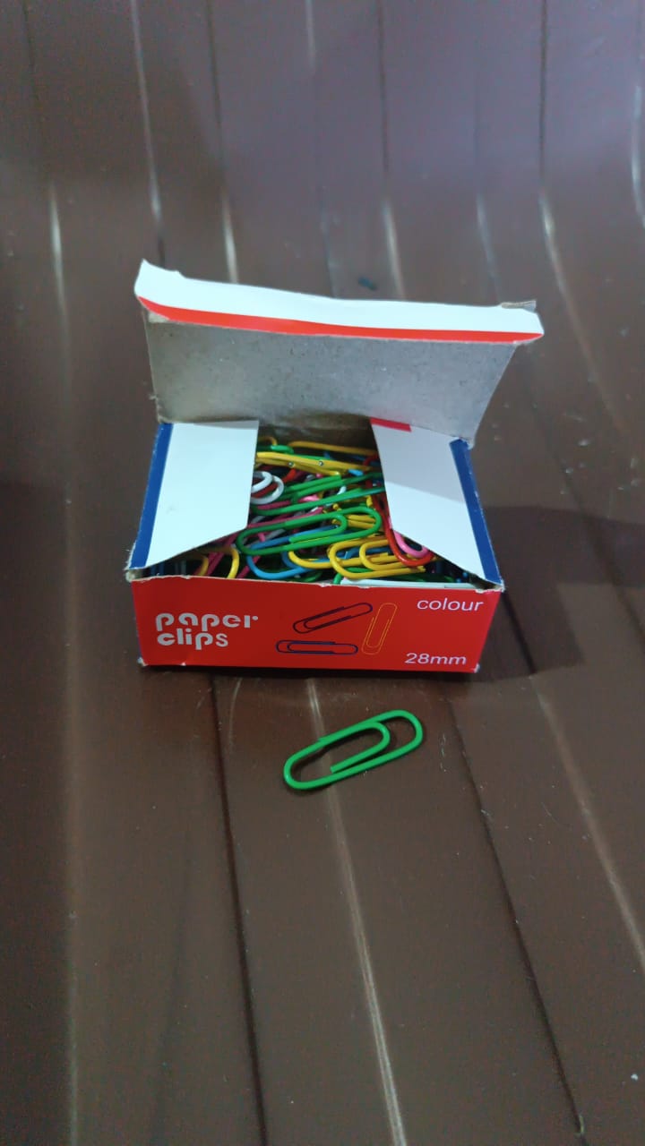 Metal U Shape Paper Pin / Clip 28 mm (100 Pcs Set)