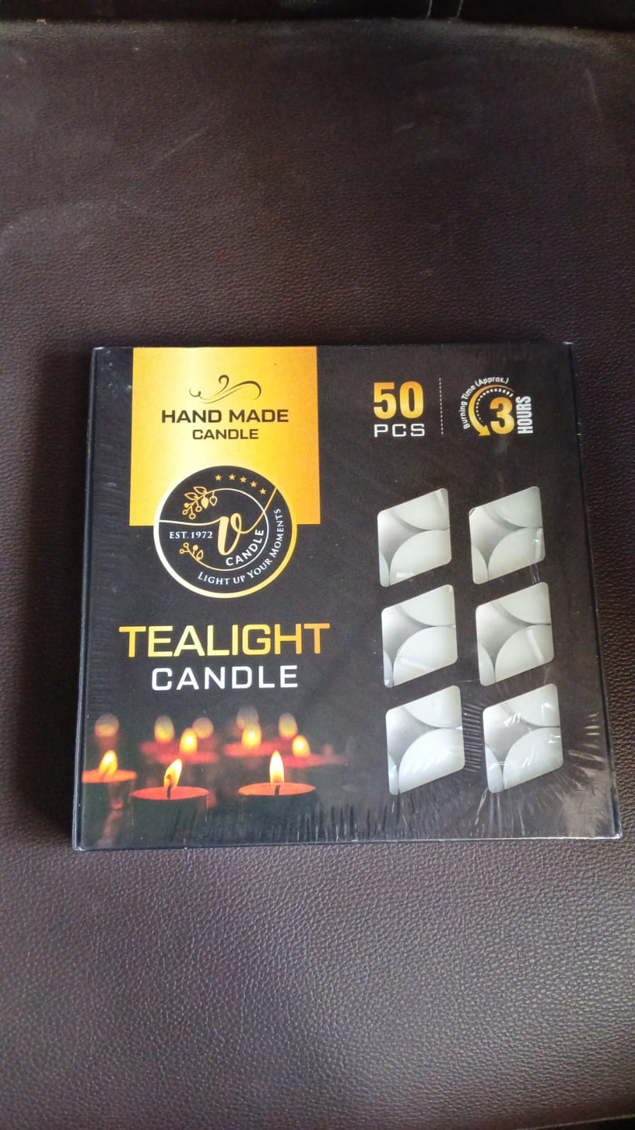 Tealight Candles Set, Smokeless Candles, Diwali (50 Pcs set)