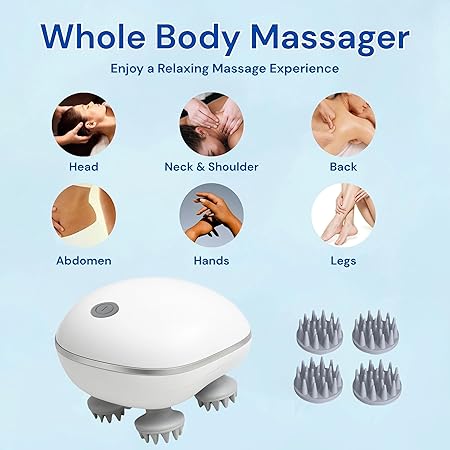 Rechargeable Waterproof Scalp Massager™ – Relax, Refresh & Rejuvenate