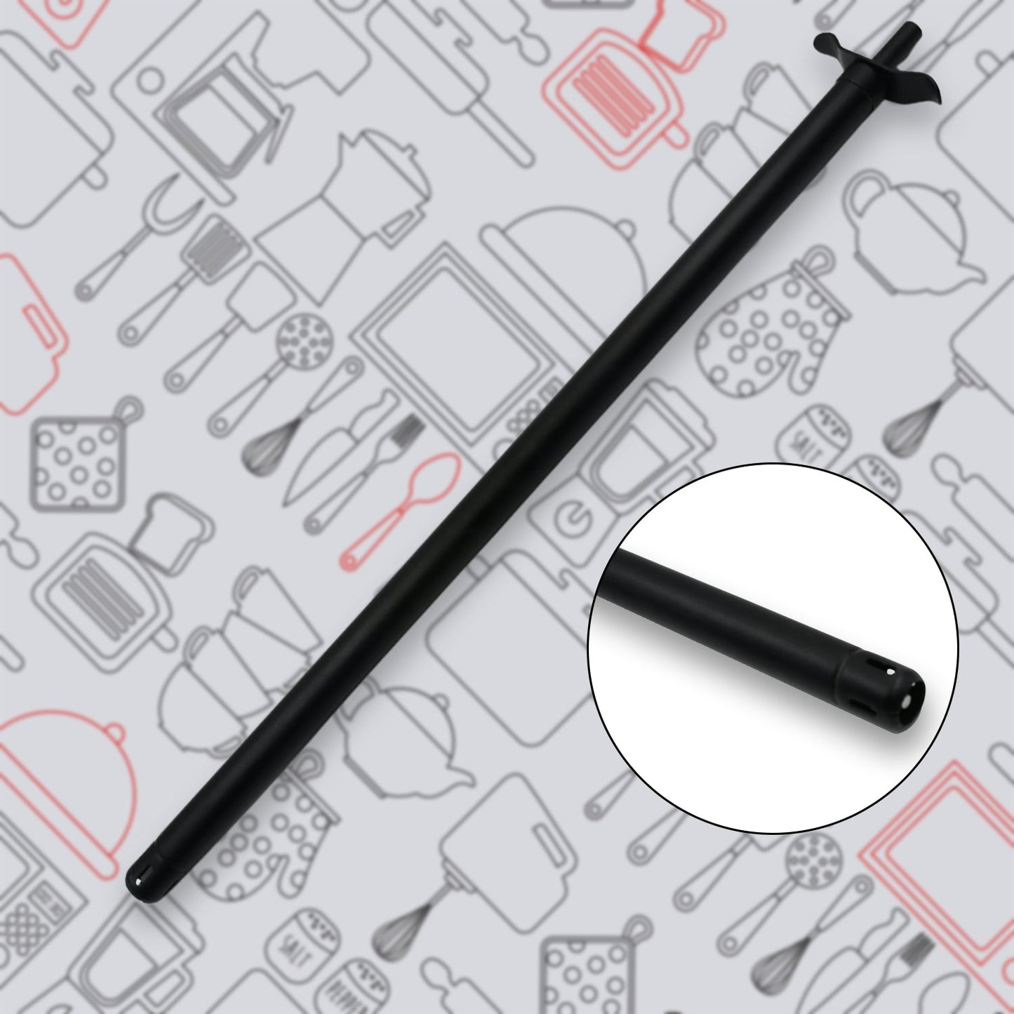 Big Stainless Steel Gas Lighter, Long Spark Unbreakable Lighter for Kitchen Stove (46 cm)