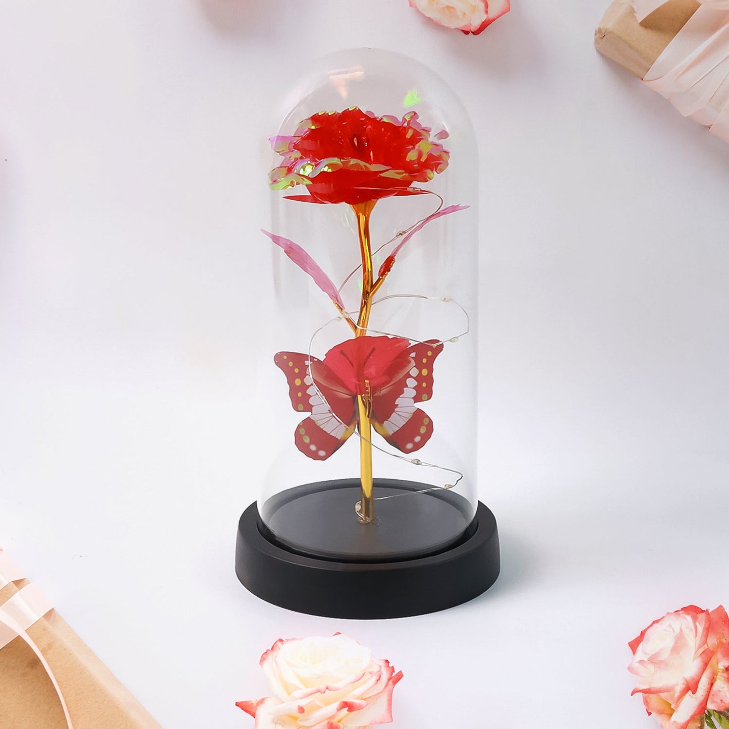 Crystal Rose Light Dome