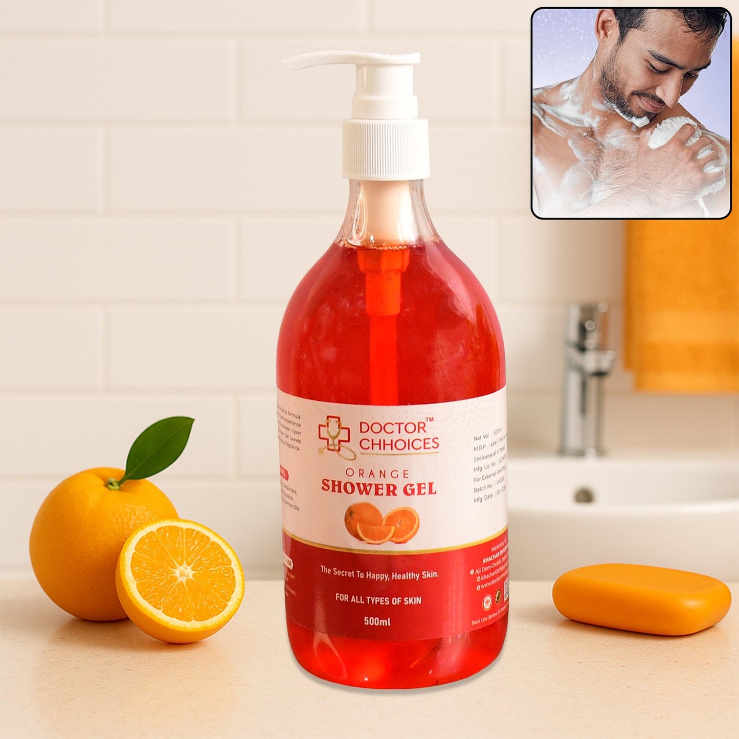 Doctor Chhoices Orange Burst Body Wash