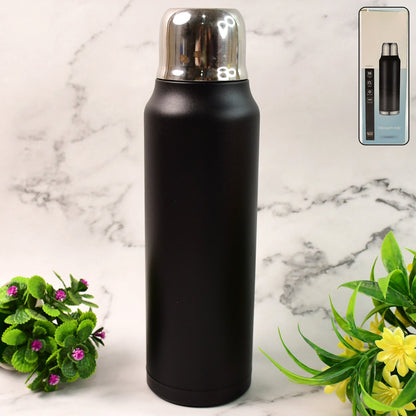 Stainless Steel Vacuum Water Bottle  – Hot & Cold Insulated Flask (1000 ML Approx)