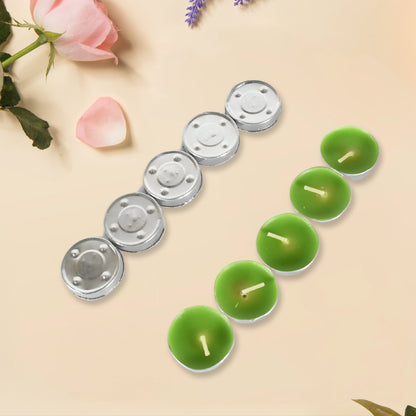 8-9 Hour Unscented Smokeless Candles – For Diwali, Christmas, Weddings, Parties & Mood Dinners, Diwali (10 Pc)