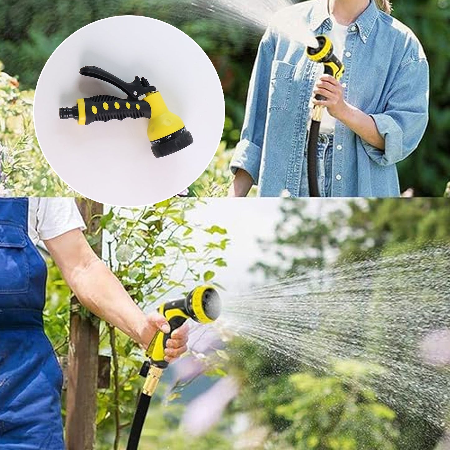 Adjustable multi Pattern Water Spray Gun