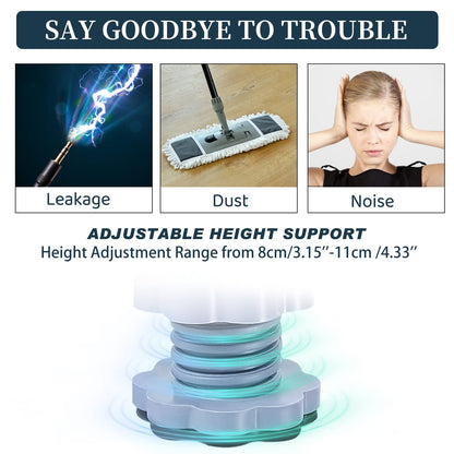 Washing machine support, anti vibration washing machine support adjustable washer anti vibrasion pads, washer & dryer pedestals, Washing Machine Accessory Anti- Skid Pad PVC Lifting Pad Non-Slip ( 1 Pc )