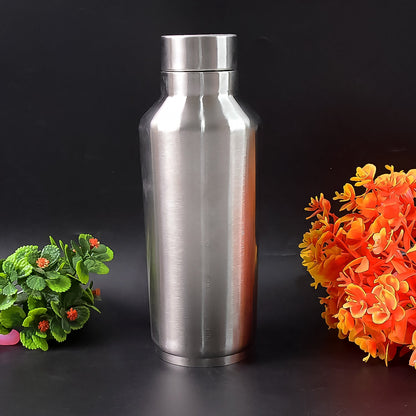 Stainless Steel Water Bottle (1000ML / 1 Pc / Steel)