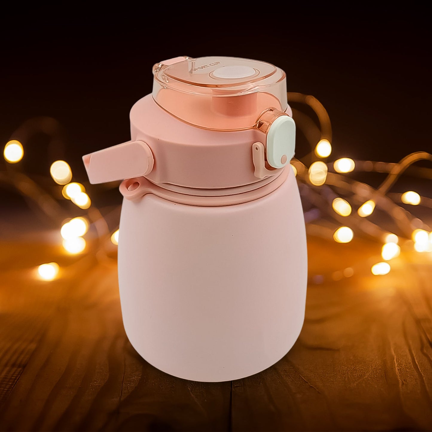 Stainless Steel Mug / Bottle Vacuum Insulated Cup with Handle & Strap, Tumbler (1000 ML)