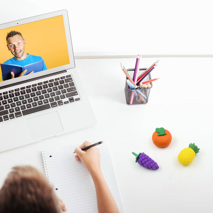 3D Mix Design Fancy & Colorful Erasers – Cute Novelty Eraser Set for Kids & School Prize (1 Set)