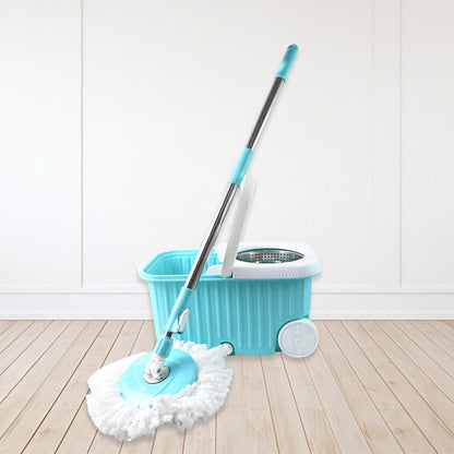 Apex Magic 360° Spin Mop Cleaning System with Stainless Steel Spinner