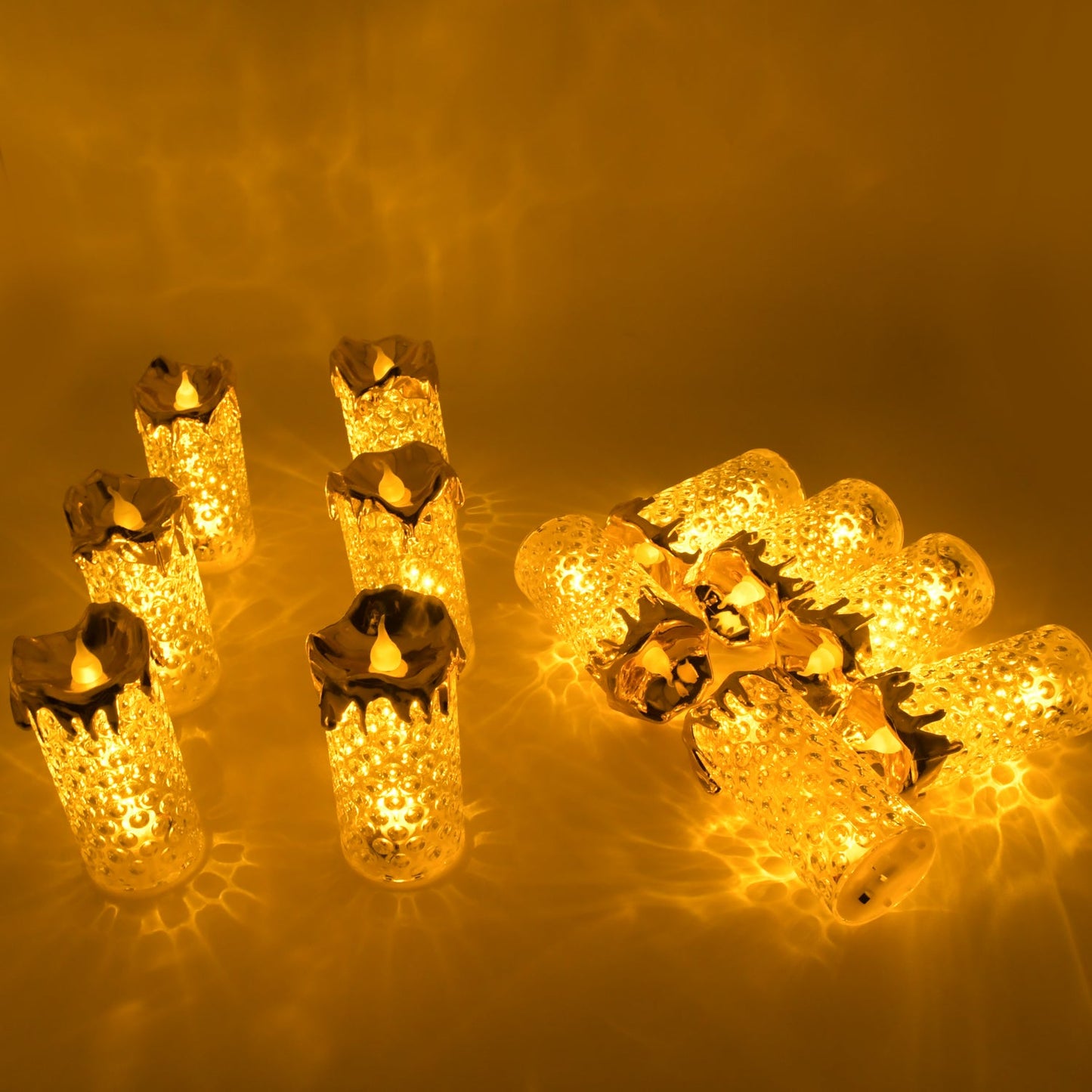 LED Flameless Golden Candle