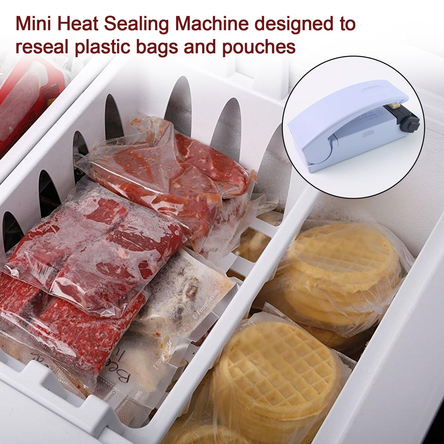 Mini Portable Chip Bag Heat Sealer Machine (1 Pc)