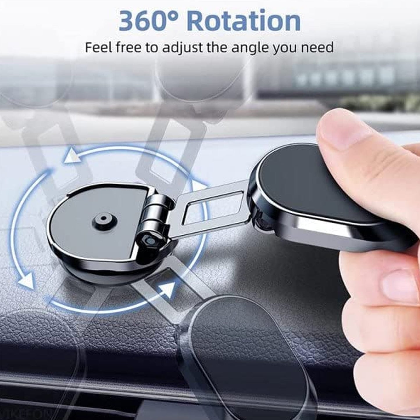 360° Rotating Magnetic Car Phone Holder