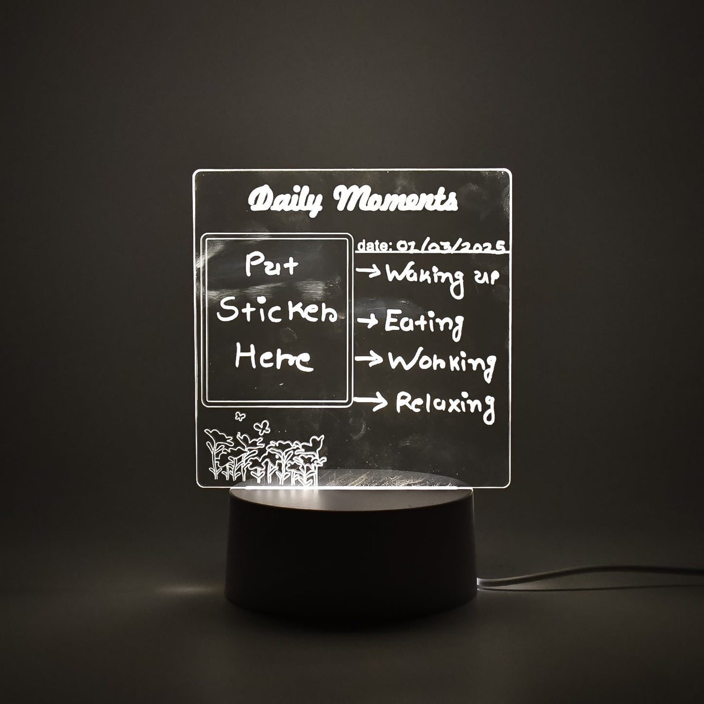 3D Acrylic Creative Lamp Decorative Light