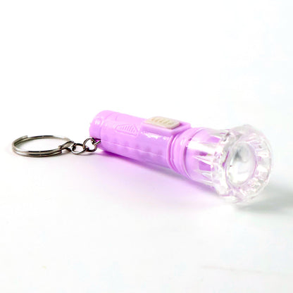 Plastic Body LED Mini Keychain Torch 