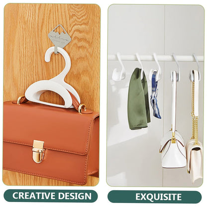 Compact Dual-Slot Multi-Purpose Plastic Hook Hanger (1 Pc)