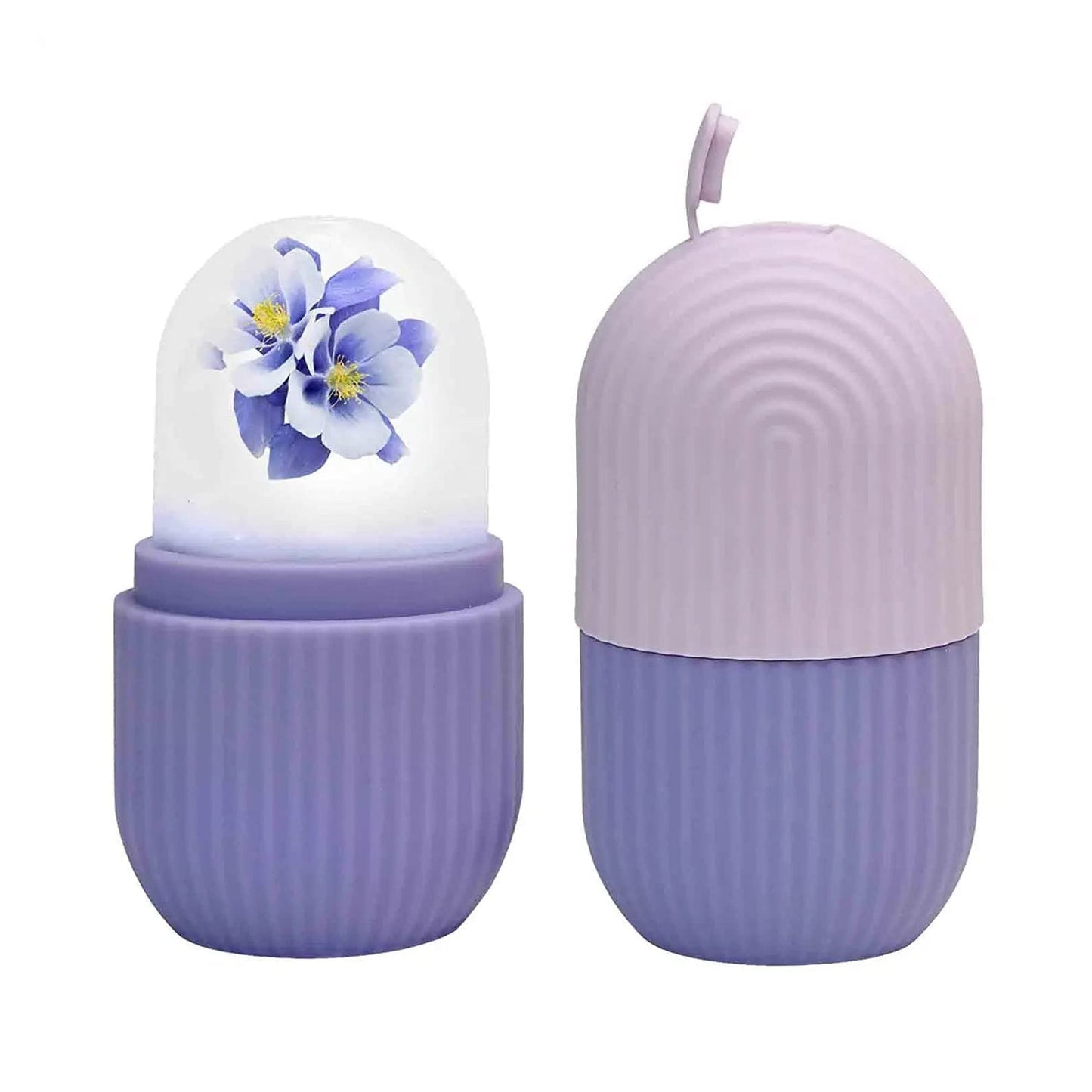 Beauty Ice Roller for Face & Eye Massage (Reusable, Purple / Without Box)