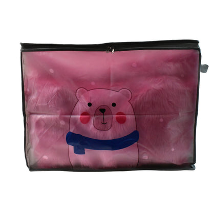 Clothes Storage Bag with Zipper & Handles
