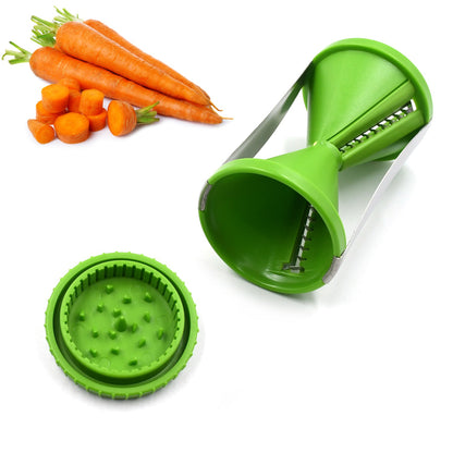 Portable Stainless Steel Handheld Spiralizer & Vegetable Slicer