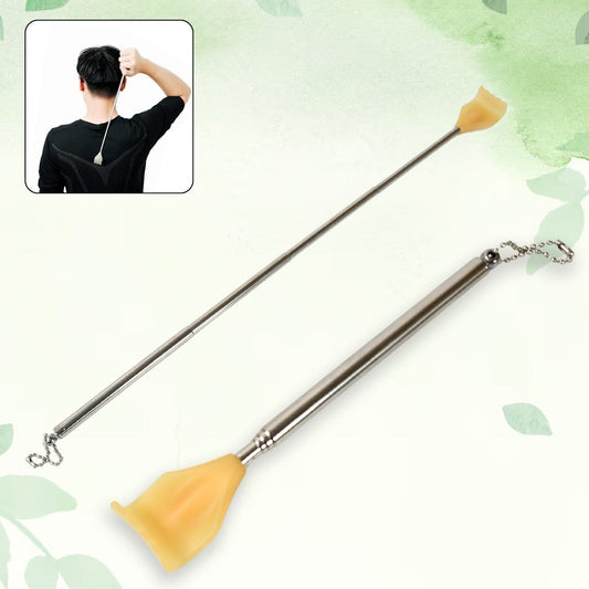 Back Scratcher Retractable Metal Tube Telescoping Massage Tool Portable Telescopic Back Scratchers for Women Men Adjustable 43cm, khujli (1pc)