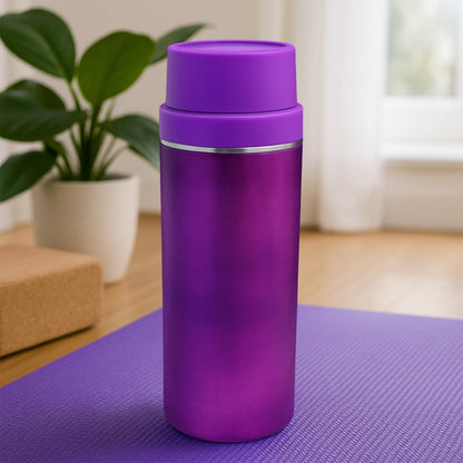 Stainless Steel Water Bottle Leak Proof, Rust Proof, Hot & Cold Drinks, Gym Sipper BPA Free Food Grade Quality, Steel fridge Bottle For office / Gym / School (500 ML Approx)