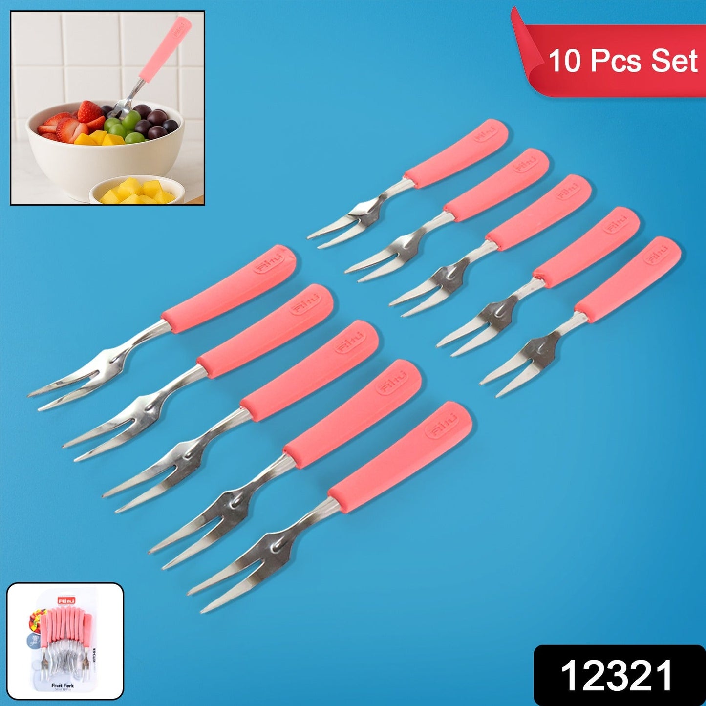 Eleganza Fruit Fork Set