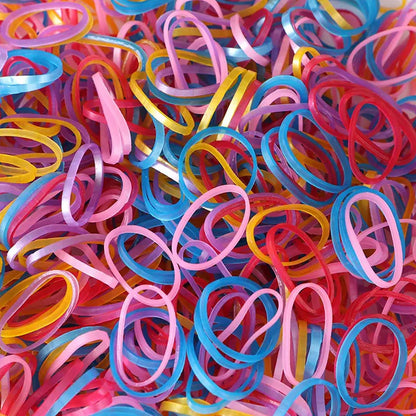 Strong & Reusable Rubber Bands: Multicolor for Office, Home & School (1.5 Inch 100 GM), Hair accessories