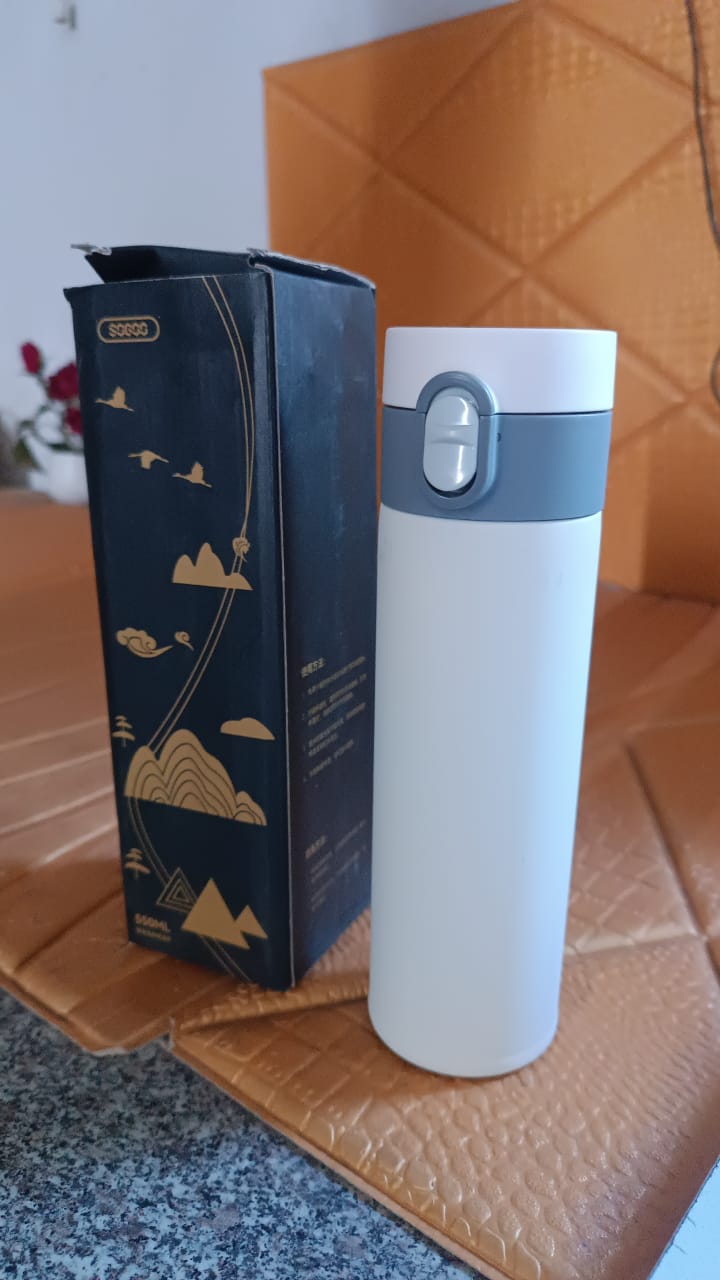 Stainless Steel Insulated Water Cup (550ml Approx)