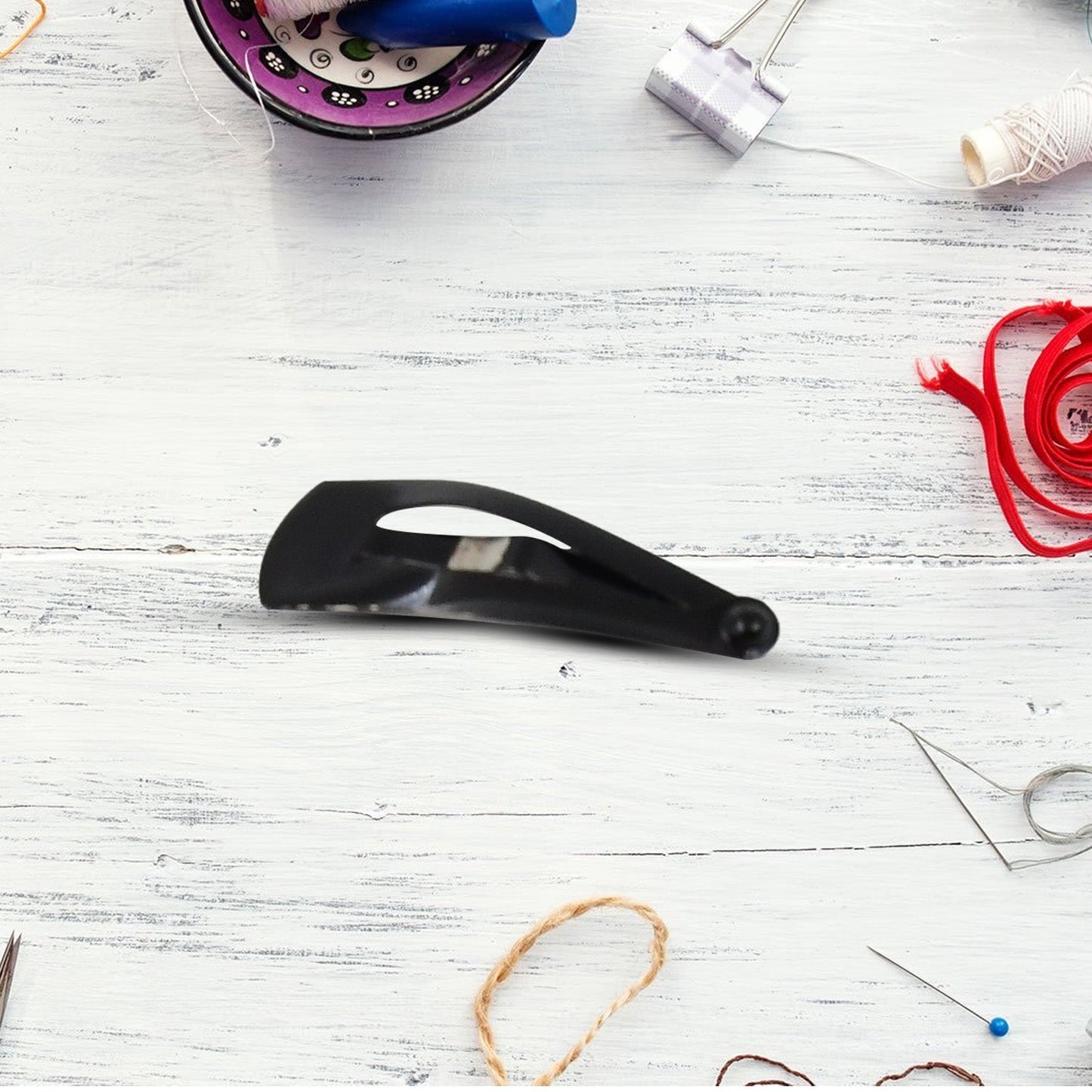 Metal Tik Tak Hair Clips (12 Pcs Set), Hair accessories