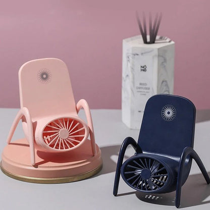 Portable Multi-Function Phone Holder Fan