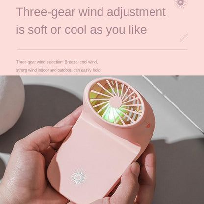 Portable Multi-Function Phone Holder Fan