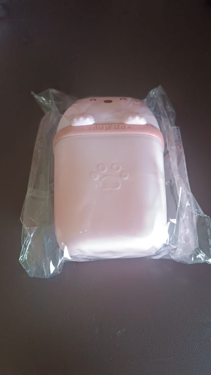 Cute Bear Shaped Soap Case ,Sabudani (1 Pc)