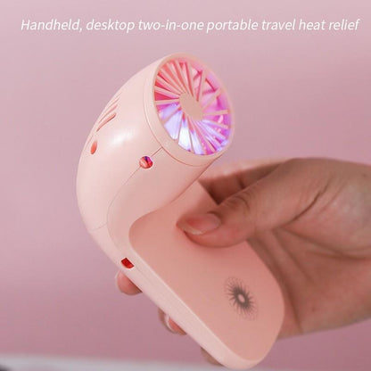 Portable Multi-Function Phone Holder Fan