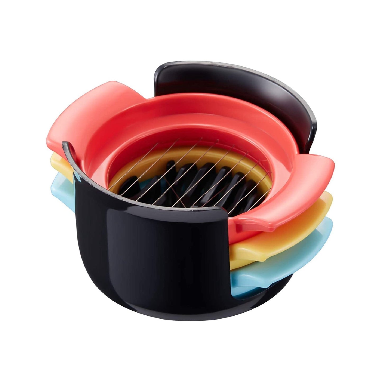 Multifunctional 3-in-1 Egg Cutter - Stainless Steel Slicing Tool with Durable Wires