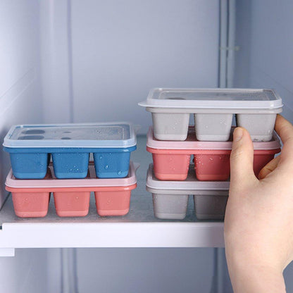 6-Grid Silicone Ice Tray – Ideal for Household Ice Making