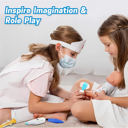 Aditi Premium Doctor Kit Medical Role Play Toy Set for Kids (10 Pc)