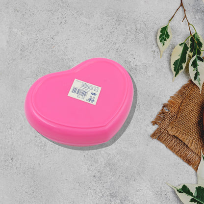 Bathroom Accessories Plastic Soap Case / Soap Dish / Soap Stand, Plastic Soap Case Soap Holder Soap Dish For Bathroom Kitchen Sink ,Sabudani (Oval / Heart Shape Soap case / 1 pc )