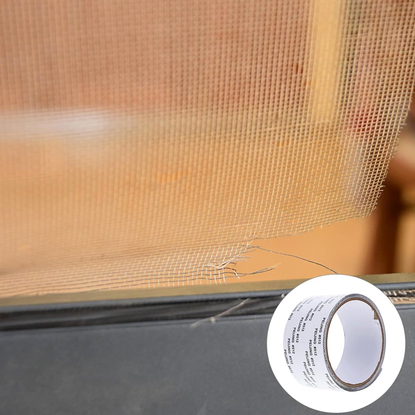 Self-Adhesive Mosquito Net Repair Tape – 2M x 5CM Roll – 1 Pc