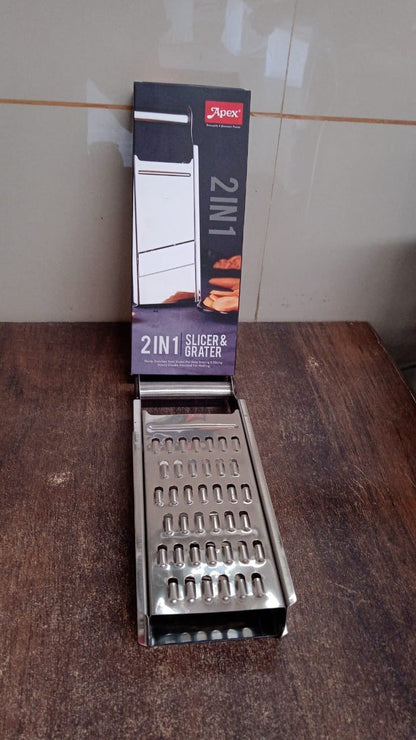 Apex Stainless Steel Slicer (2-in-1 )