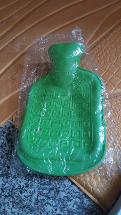 Hot Water Bottle Bag Without Cover For Pain Relief (1 Pc / Mix Design & Color)