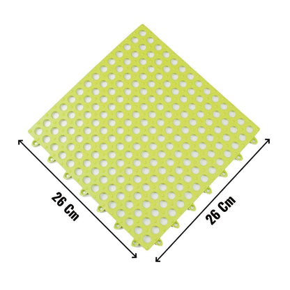 Bath Anti Slip Mat Used while bathing and toilet purposes to avoid slippery floor surfaces. (26x26 Cm)