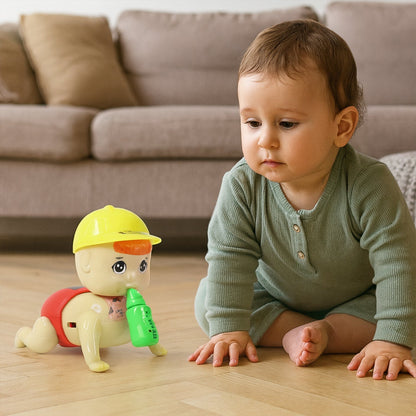 Battery Operated Crawling Baby Toy with Music